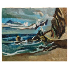 Second Futurism Italian Artist Signed Landscape