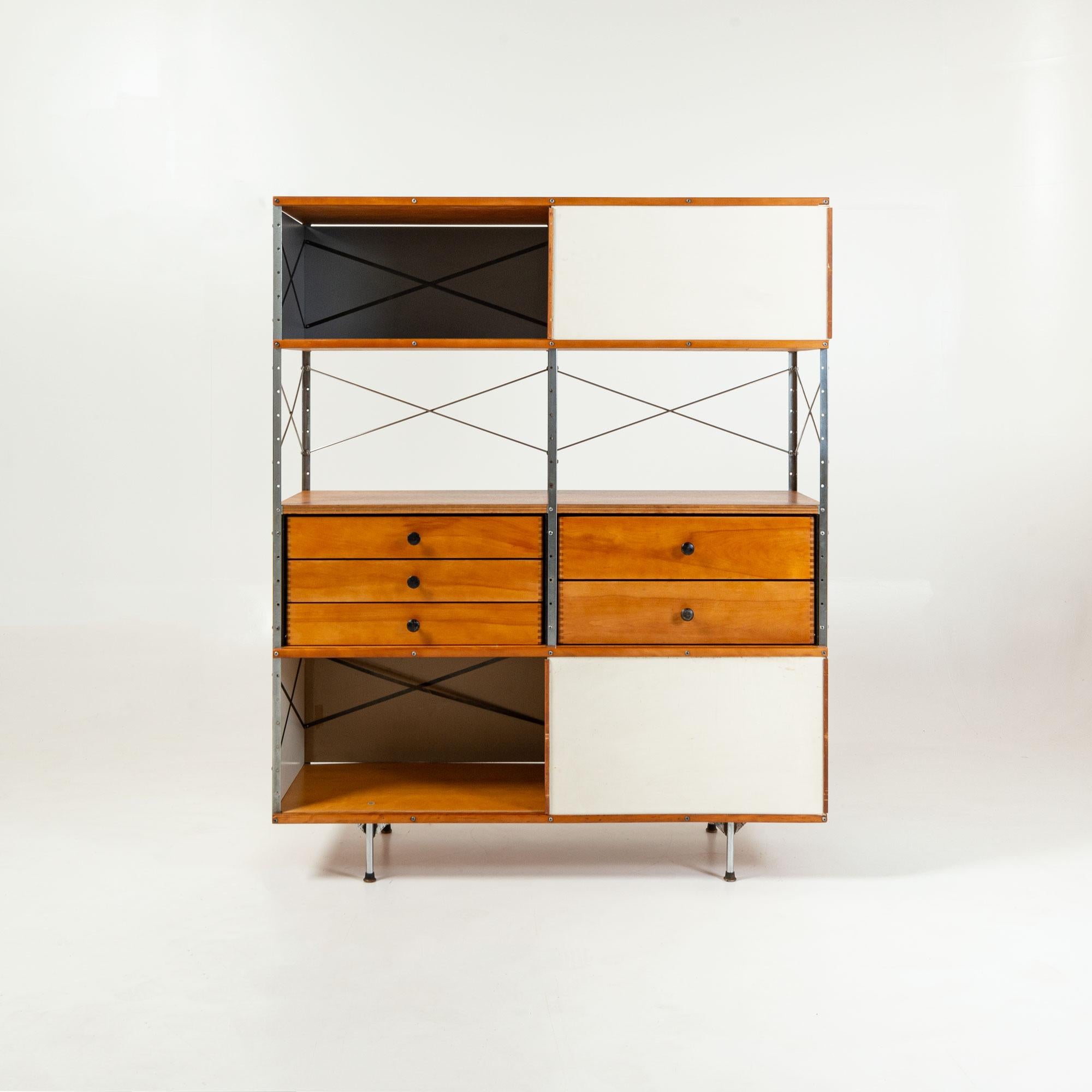 Mid-Century Modern Second Generation Eames Storage Unit ESU 400-N series by Charles and Ray Eames