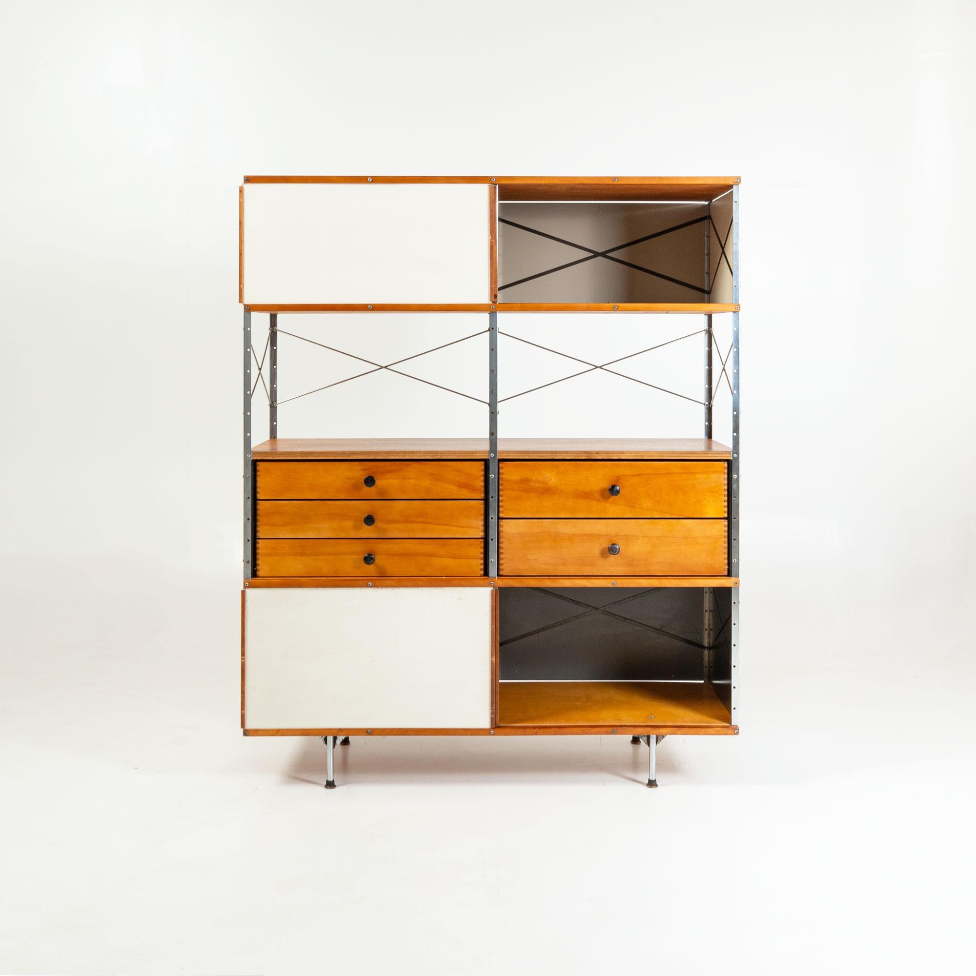 North American Second Generation Eames Storage Unit ESU 400-N series by Charles and Ray Eames