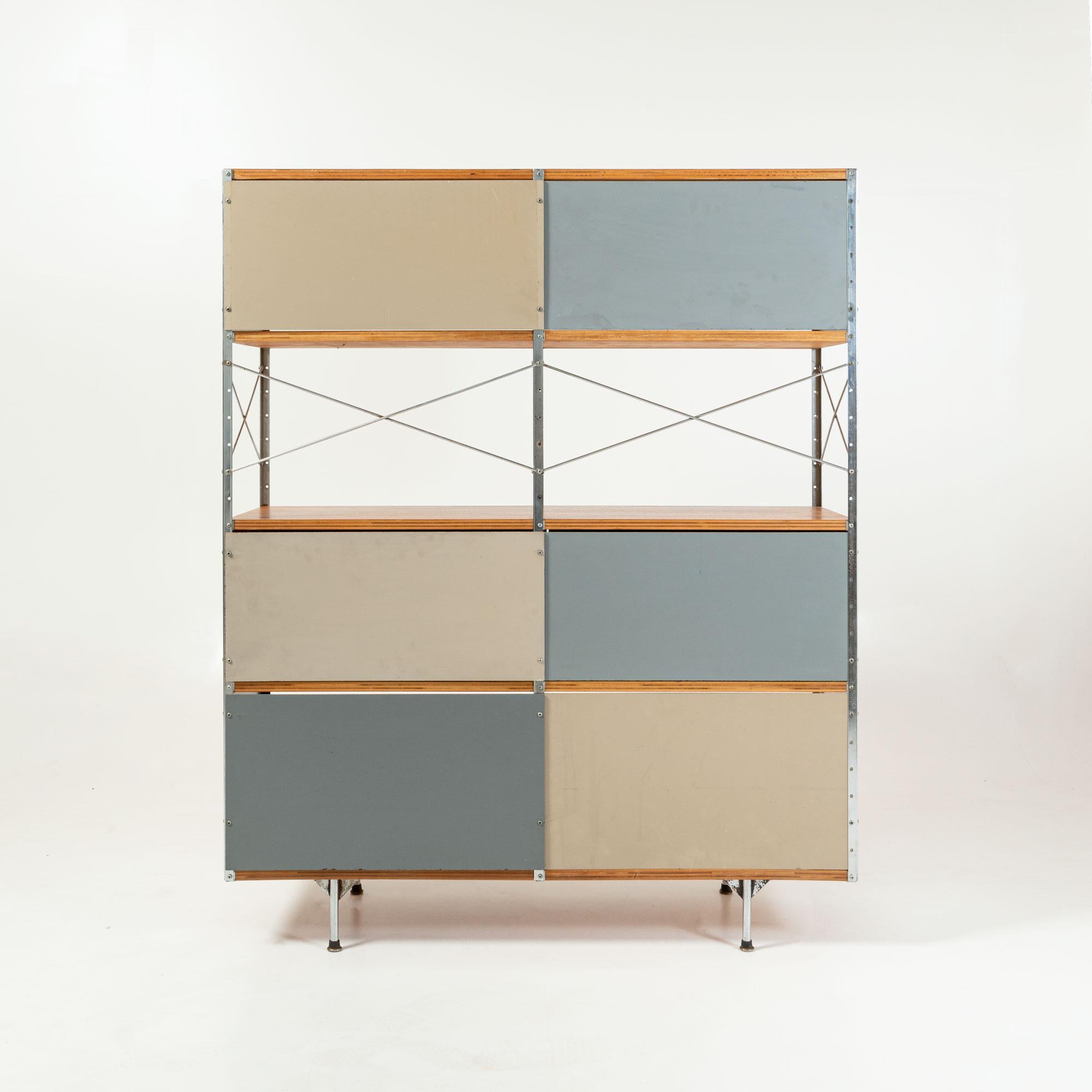 Metal Second Generation Eames Storage Unit ESU 400-N series by Charles and Ray Eames