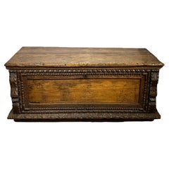 Vintage SECOND HALF OF THE 16th CENTURY CHESTNUT CHEST 