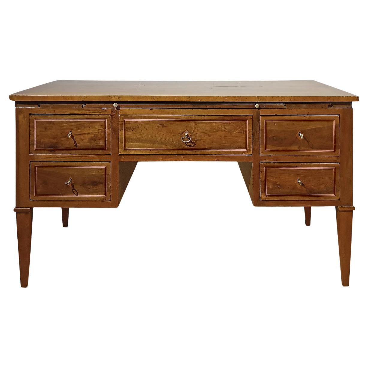 SECOND HALF OF THE 18th CENTURY LOUIS XVI VENEER WRITING TABLE