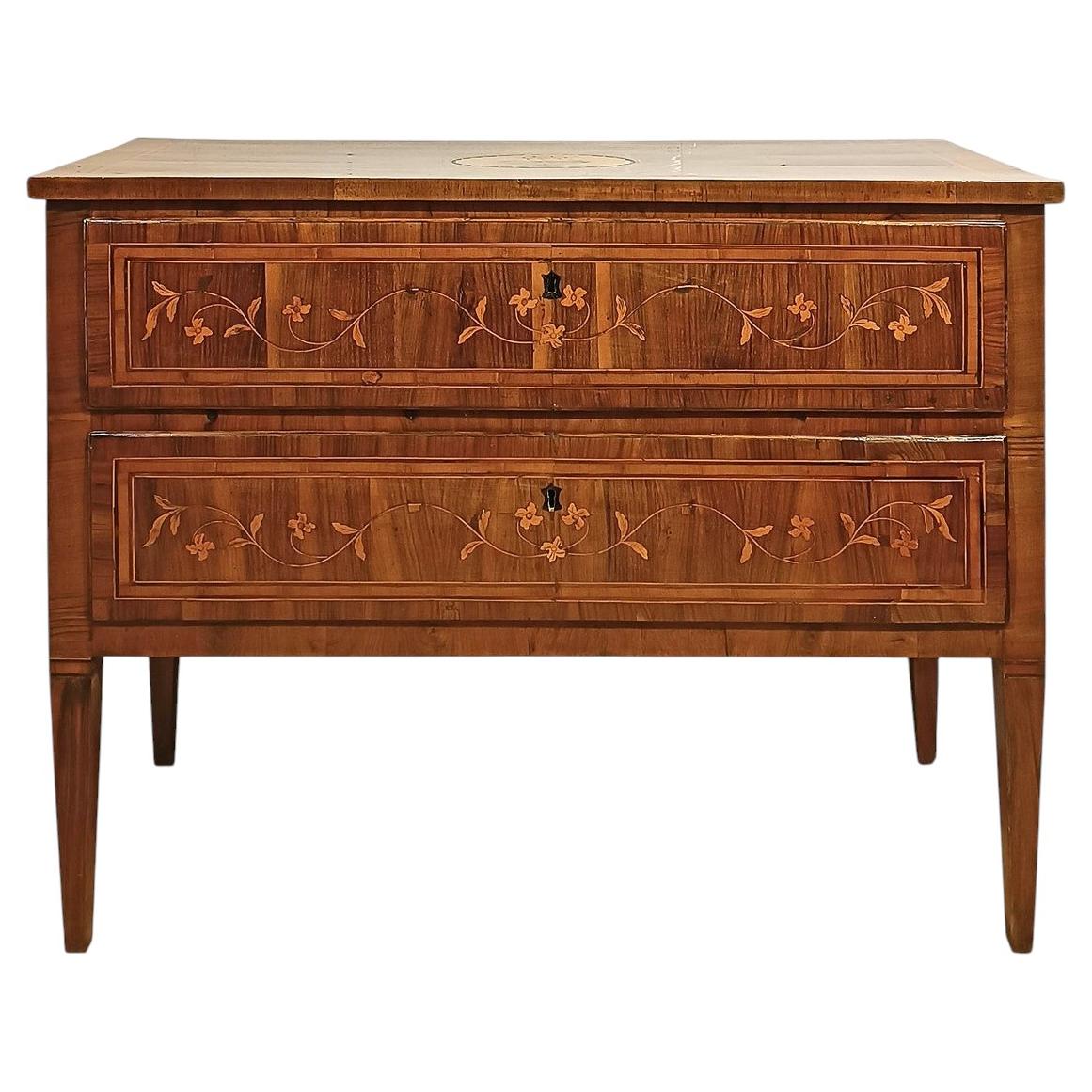 SECOND HALF OF THE 18th CENTURY NEOCLASSICAL INLAID CHEST OF DRAWERS