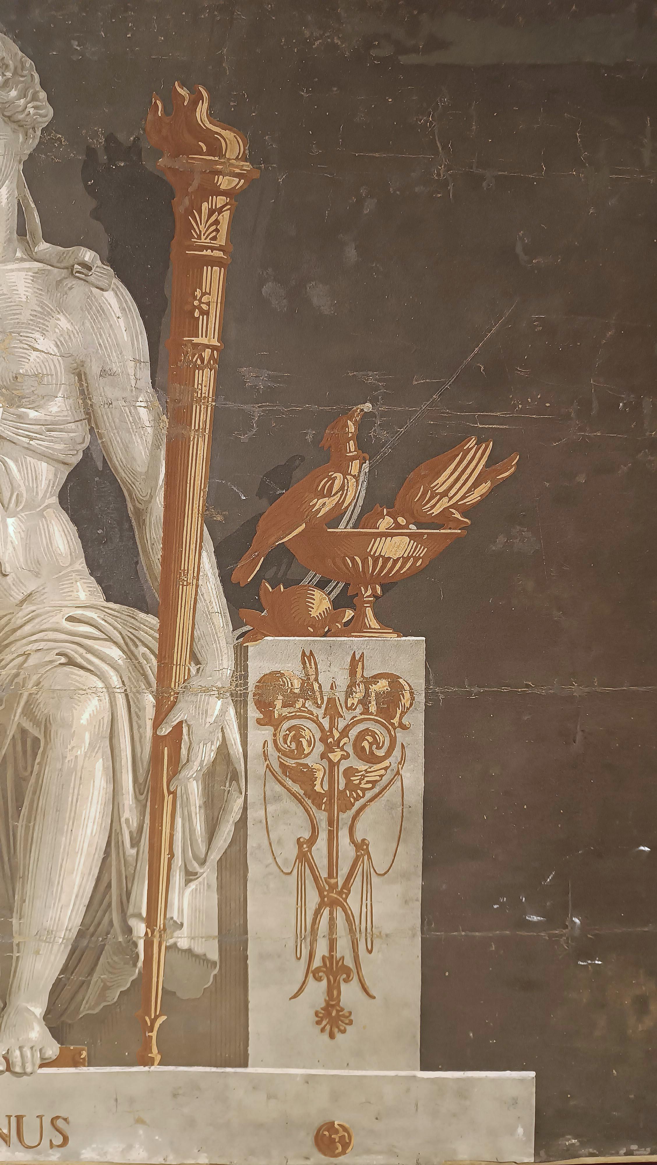SEGUNDA MITAD DEL SIGLO XVIII PINTURA NEOCLÁSICA DE PAPEL CON VENUS Lienzo en venta