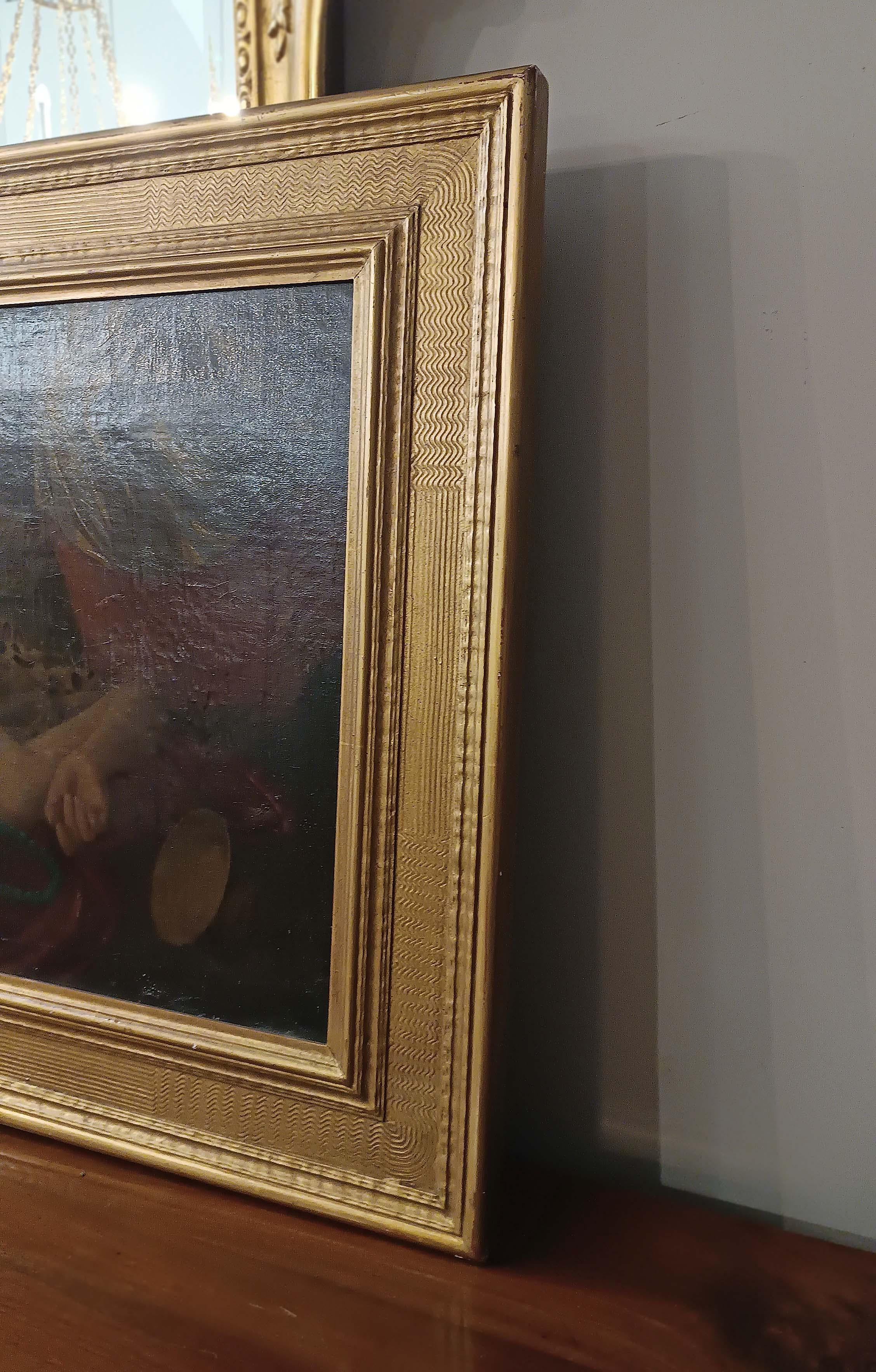 SECOND HALF OF THE 18th CENTURY PAINTING WITH A BACCHANAL SCENE im Angebot 1