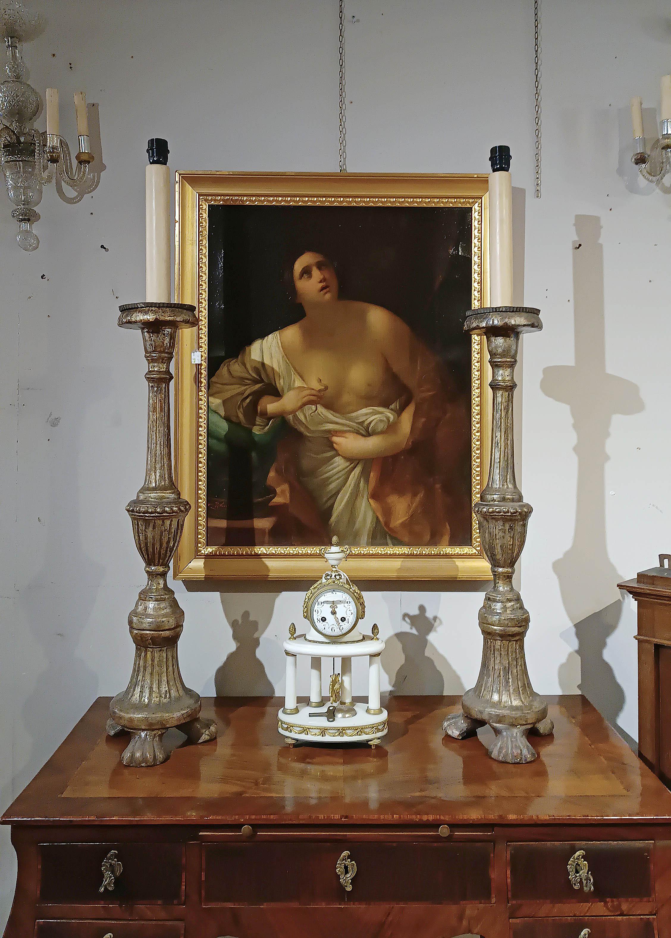 Par de candelabros de la segunda mitad del siglo xviii en venta 2