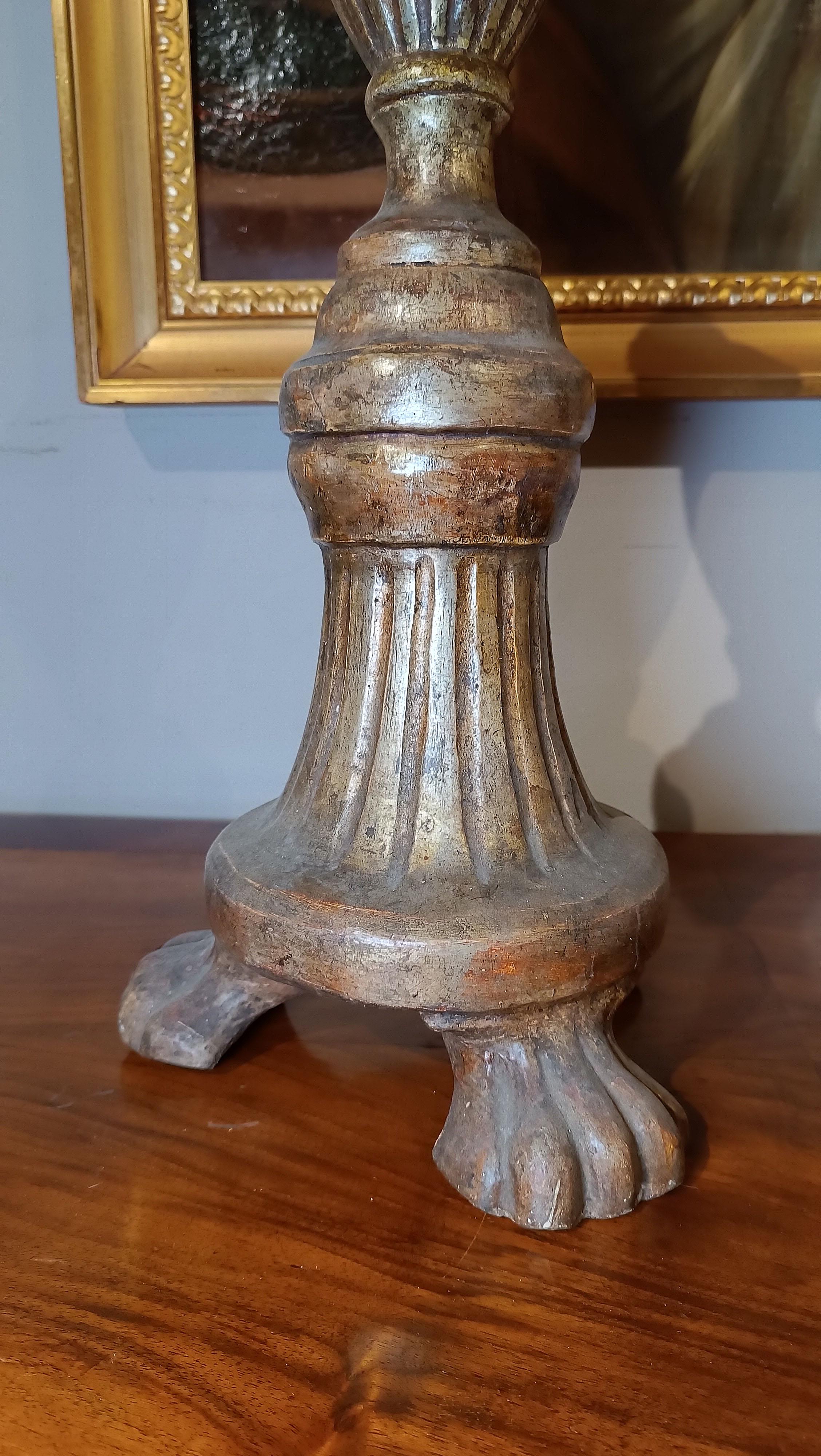 Par de candelabros de la segunda mitad del siglo xviii en venta 3