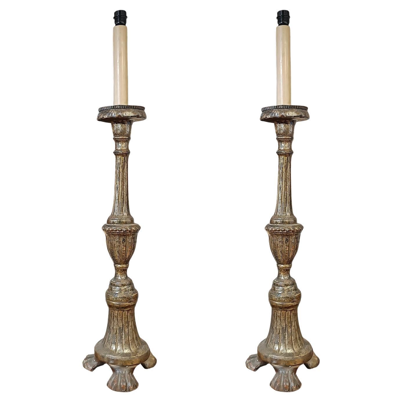 DEUXIÈME MOITIÉ DU XVIIIe SIÈCLE PAIRE DE CANDELABRA
