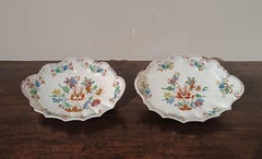 SECOND HALF OF THE 18th CENTURY PAIR OF GINORI PORCELAIN TRAYS