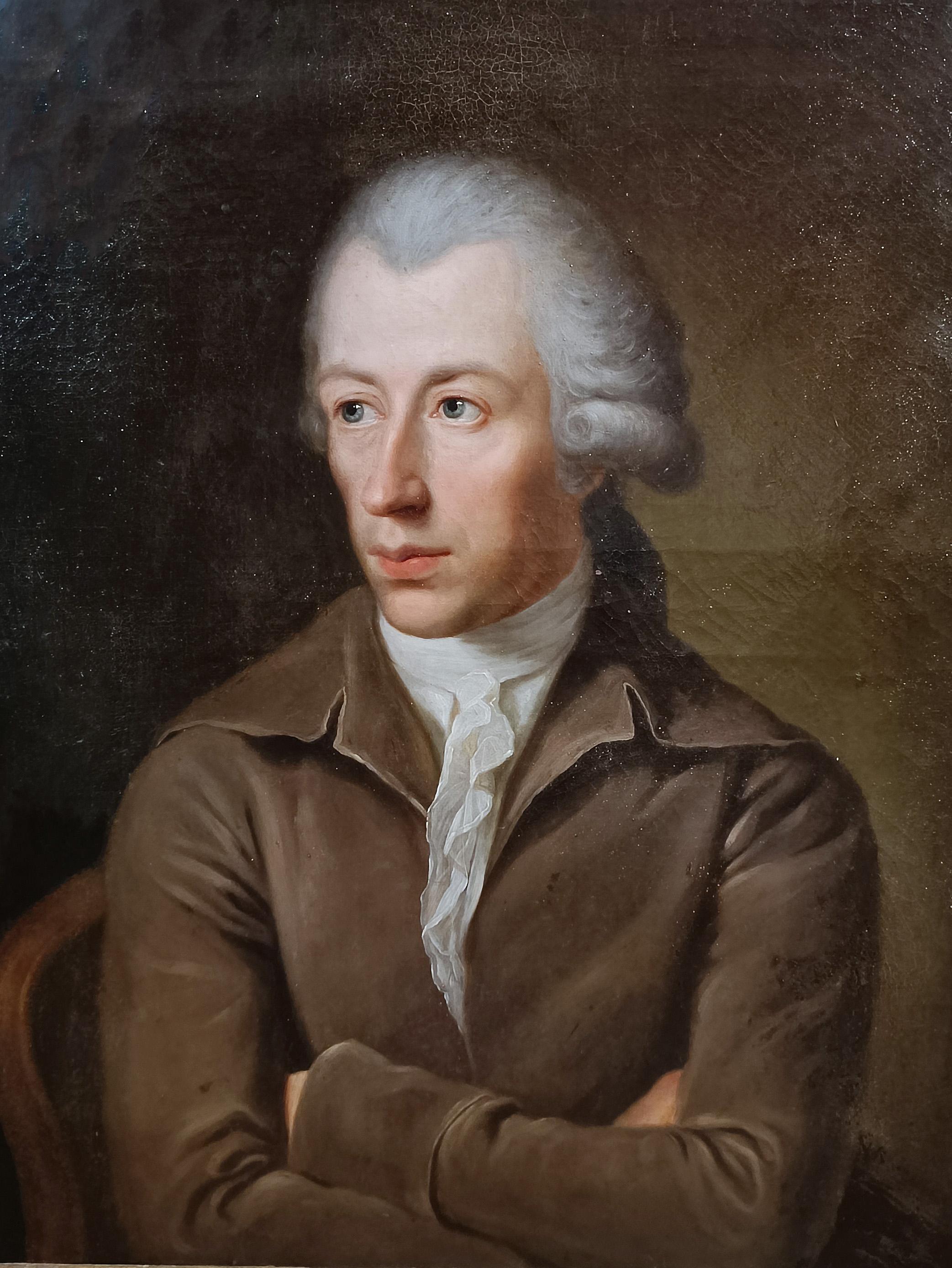 German SECONDE MOITIÉ DU 18e SIÈCLE PORTRAIT DE JOHANN CASPAR SCHWEIRER en vente