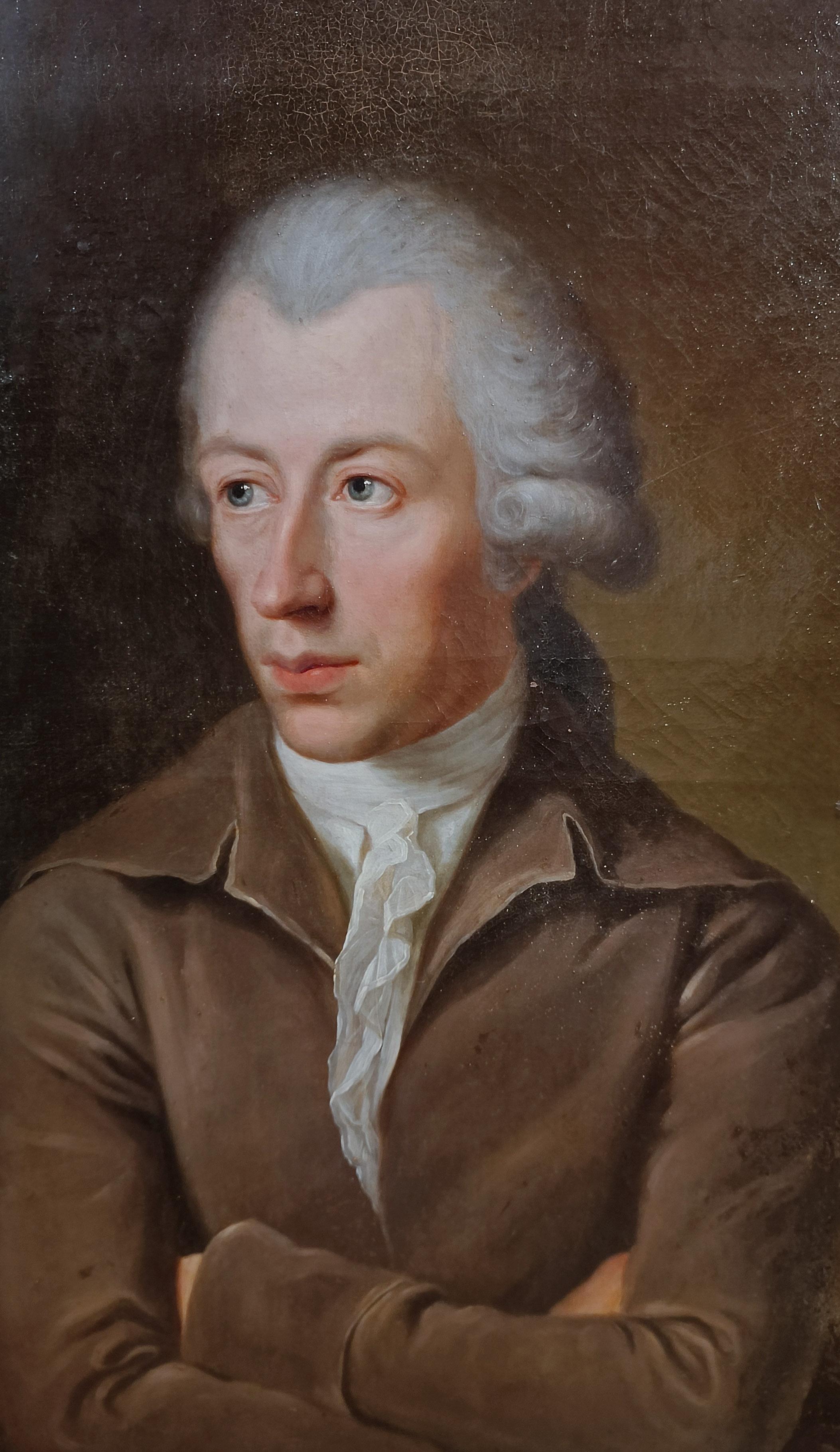 Sculpté à la main SECONDE MOITIÉ DU 18e SIÈCLE PORTRAIT DE JOHANN CASPAR SCHWEIRER en vente