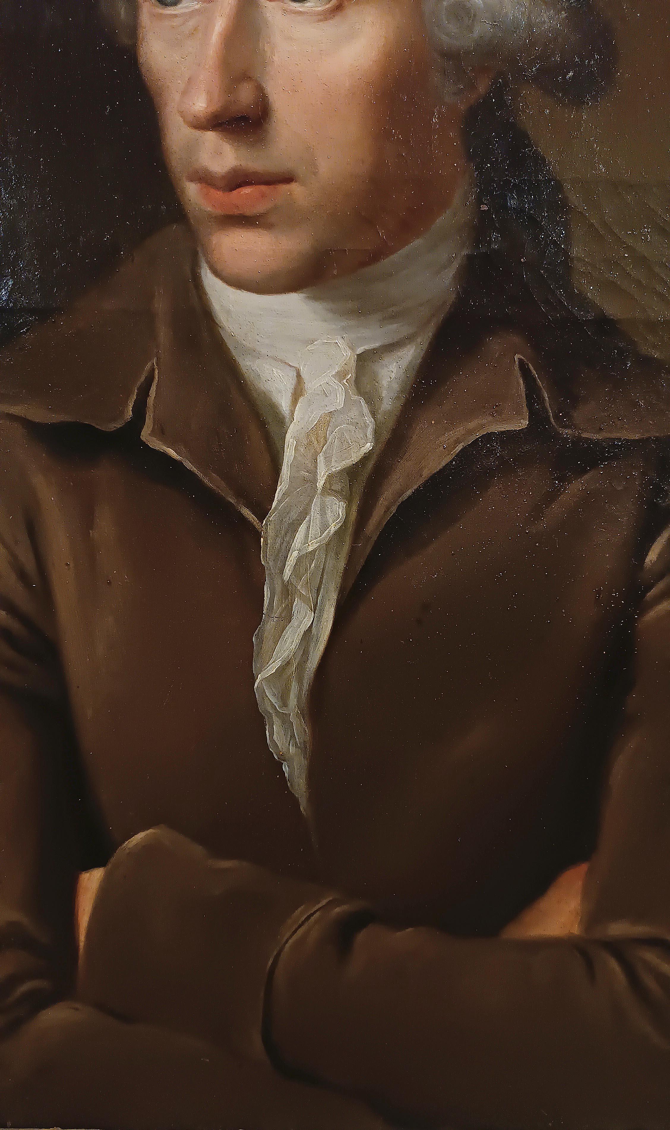 SECONDE MOITIÉ DU 18e SIÈCLE PORTRAIT DE JOHANN CASPAR SCHWEIRER Bon état - En vente à Firenze, FI