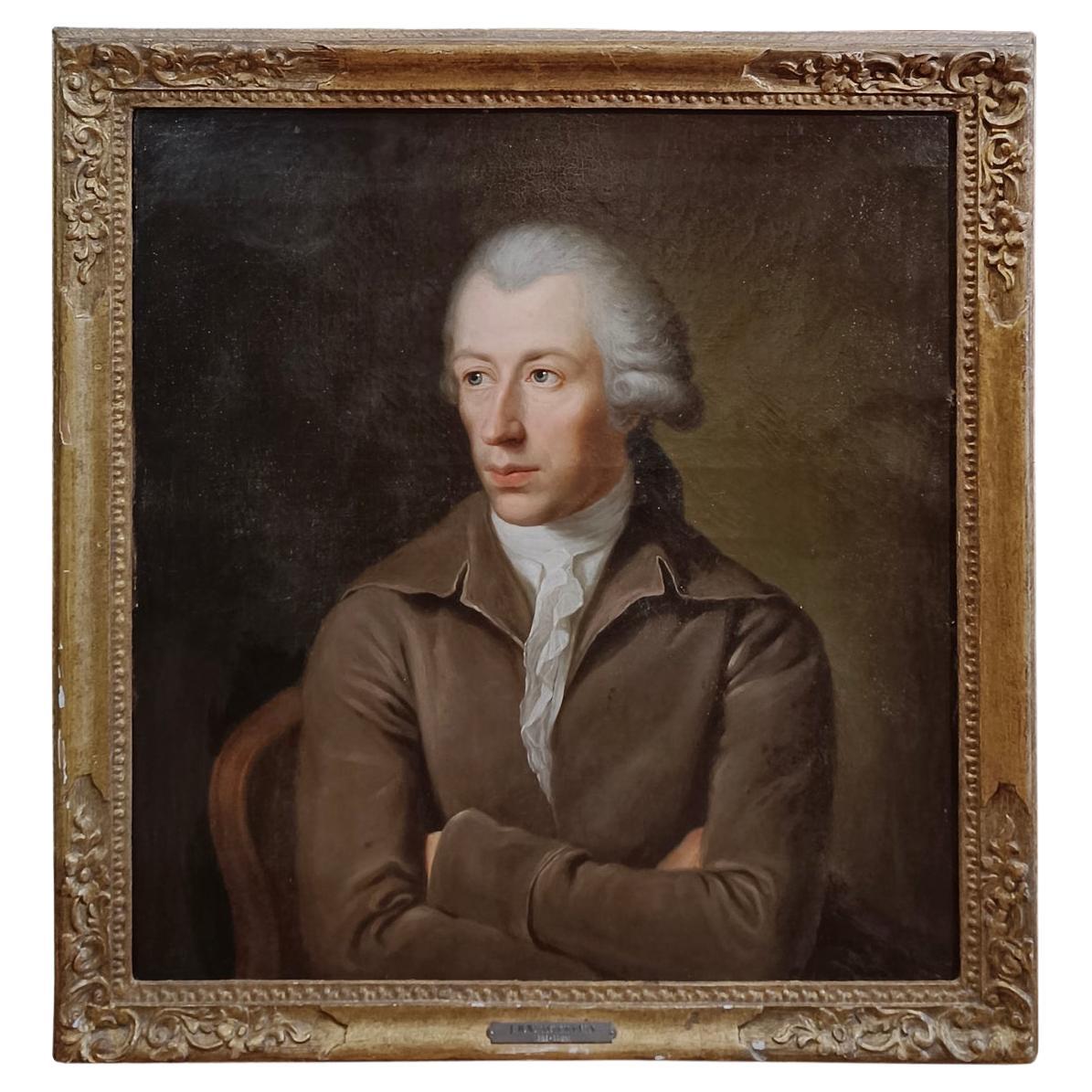 SECONDE MOITIÉ DU 18e SIÈCLE PORTRAIT DE JOHANN CASPAR SCHWEIRER en vente