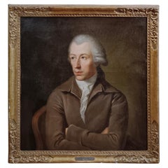 SECOND HALF OF THE 18th CENTURY PORTRAIT OF JOHANN CASPAR SCHWEIRER