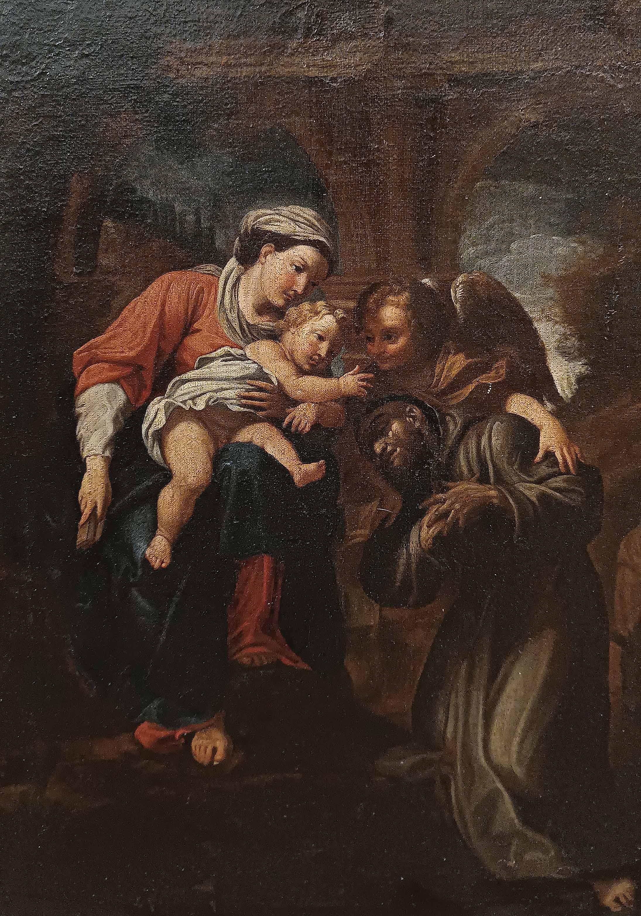 ZWEITE HÄLFTE DES 18. JAHRHUNDERTS JESUS-DARSTELLUNG GEMÄLDE (Handgeschnitzt) im Angebot