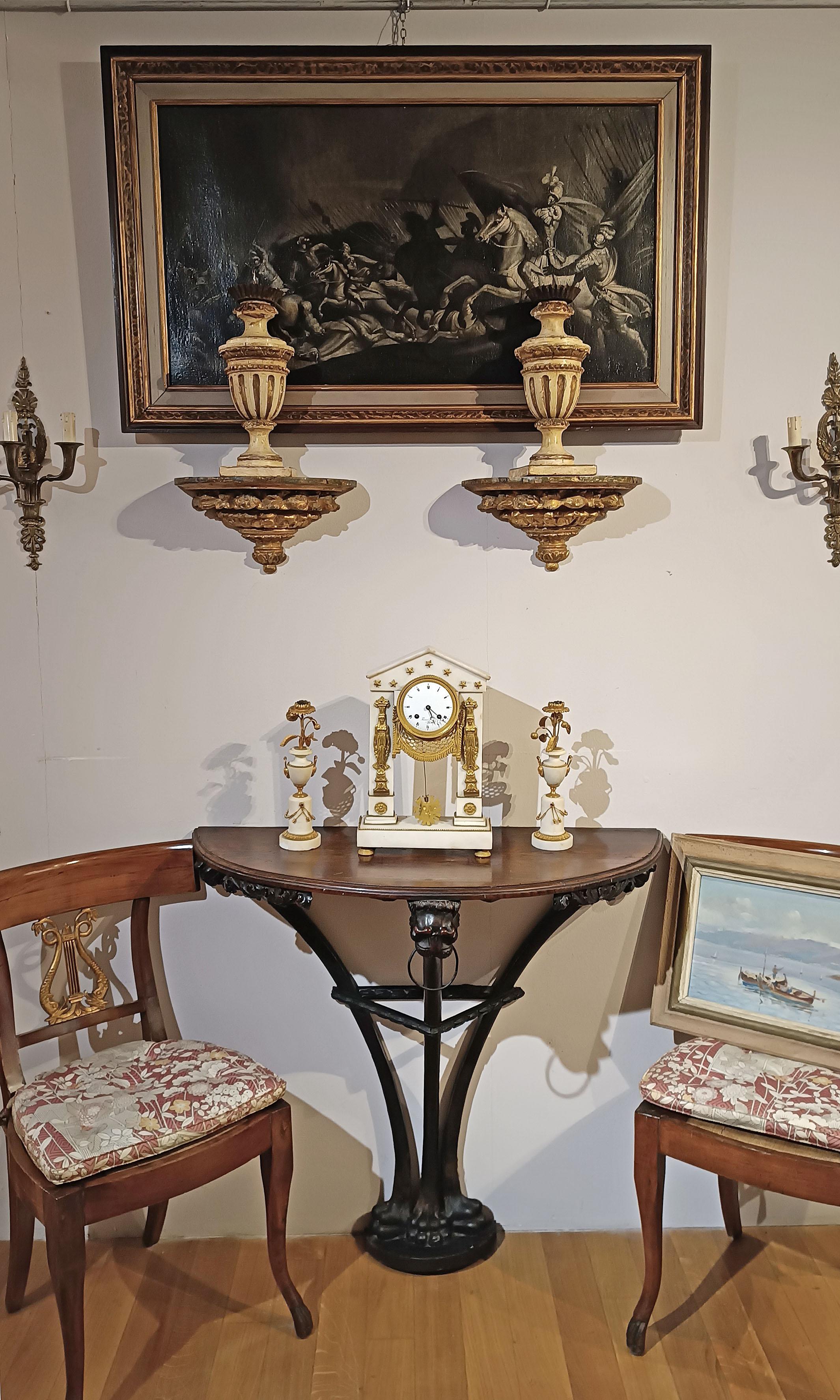 SECOND HALF OF THE 18th CENTURY SOLID WALNUT CONSOLLE TABLE For Sale 2