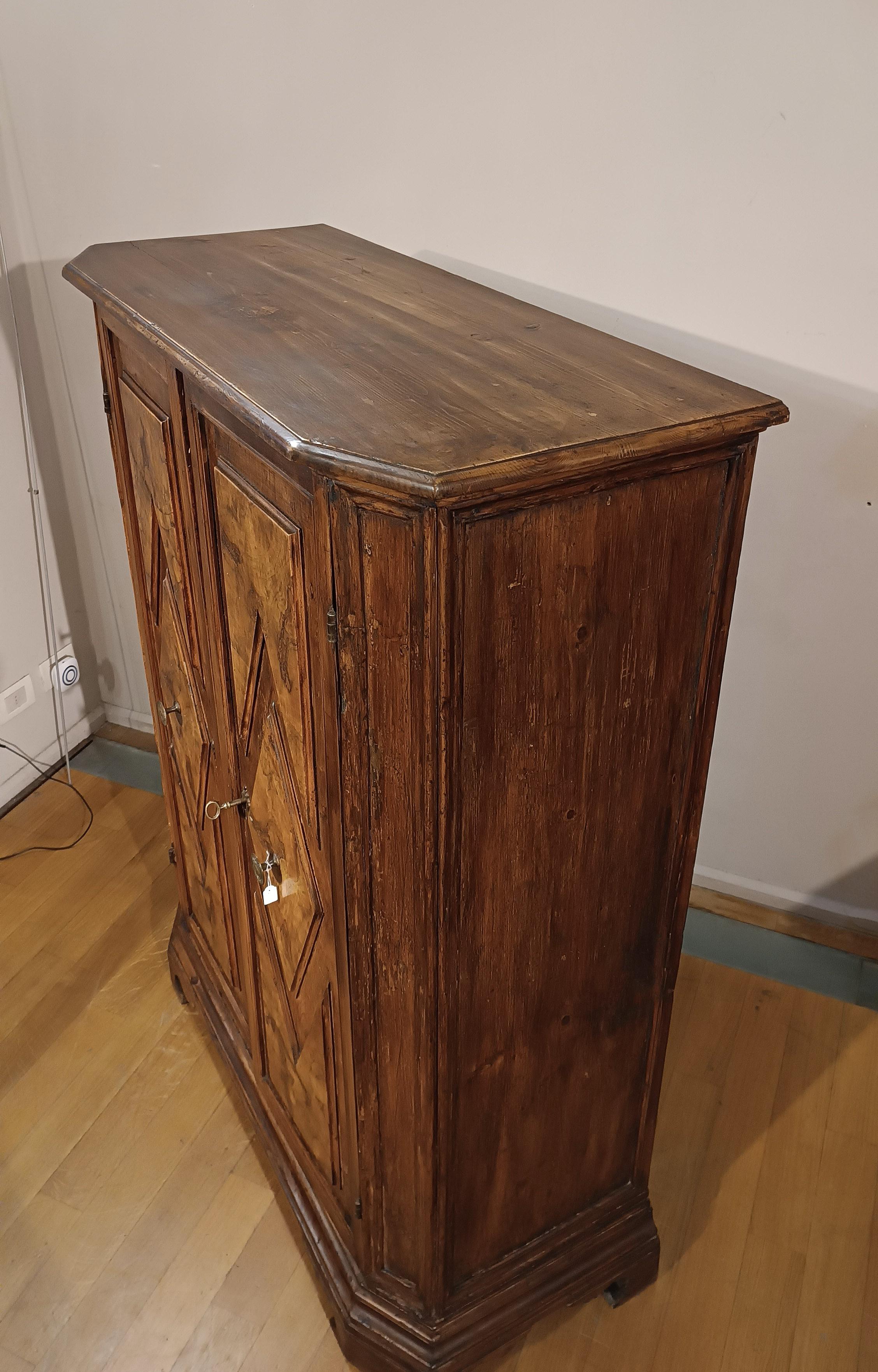 18th Century SECOND HALF OF THE 18th CENTURY WALNUT BRIAR CABINET  For Sale