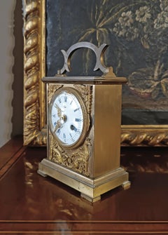 SECOND HALF OF THE 19TH CENTURY EMPIRE-STYLE OFFICER'S CLOCK