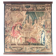 ZWEITE HÄLFTE DES 19. JAHRHUNDERTS GROSSES GEMÄLDE MIT ANTHONY UND CLEOPATRA
