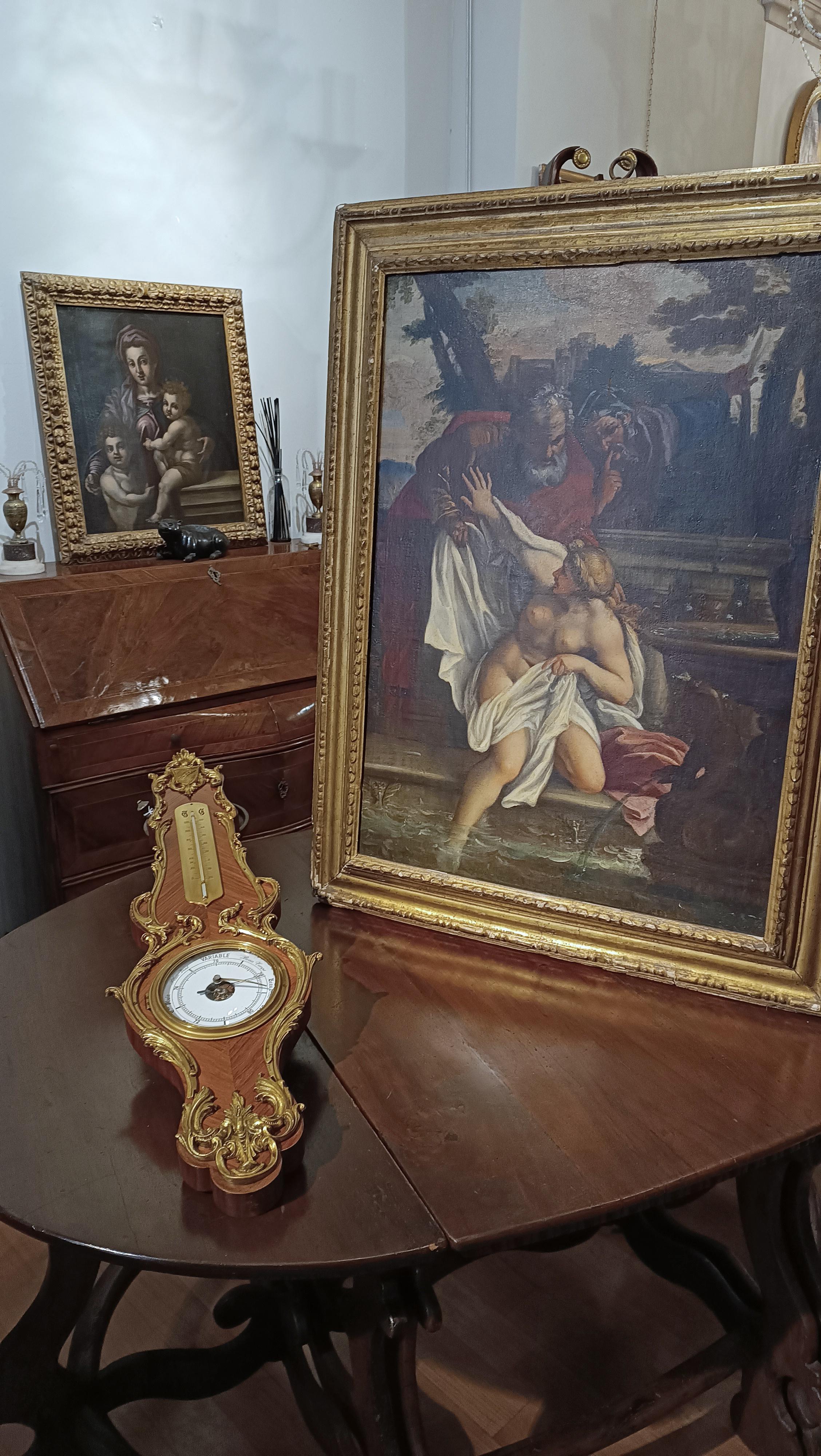 SECOND HALF OF THE 19th CENTURY NAPOLEON III'S BAROMETER For Sale 2