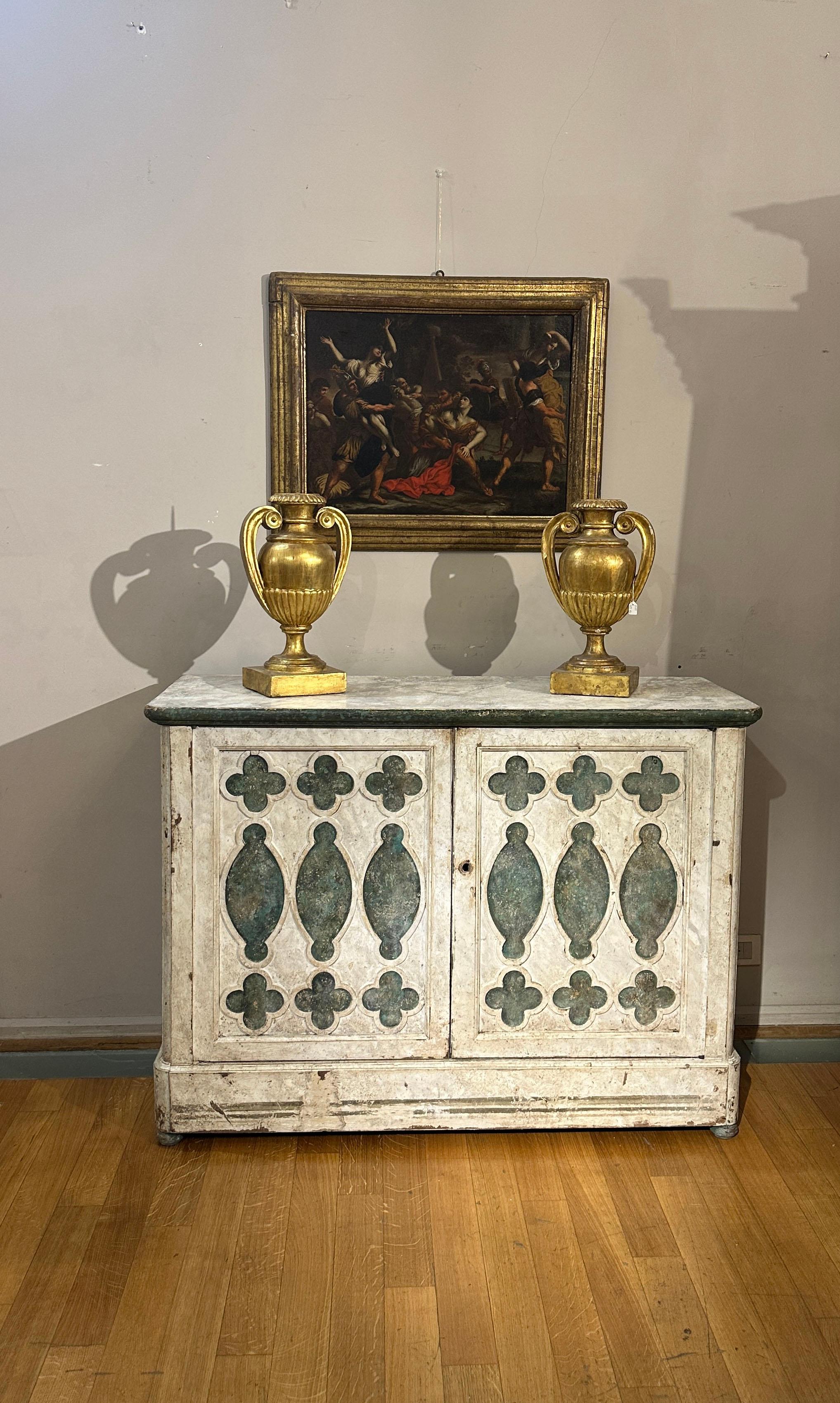 SECOND HALF OF THE 19th CENTURY PAINTED SIDEBOARD 3