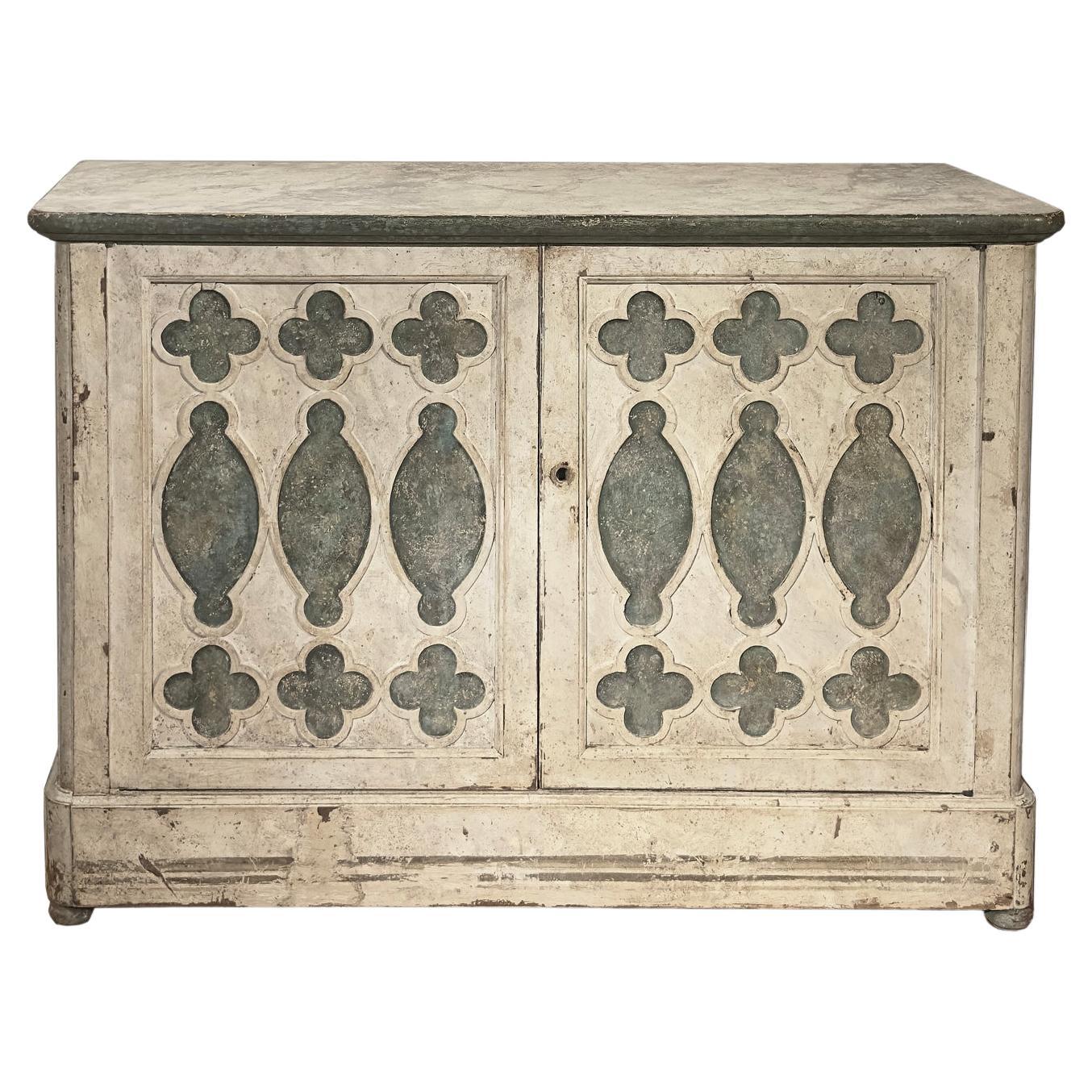 SECOND HALF OF THE 19th CENTURY PAINTED SIDEBOARD