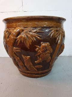 Second Half of the 20th Century Chinese Earthenware Planter