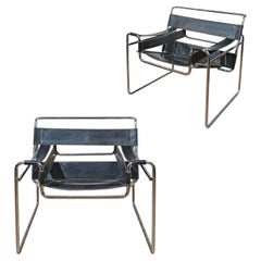 SECOND HALF OF THE 20th CENTURY PAIR OF "WASSILY" ARMCHAIRS