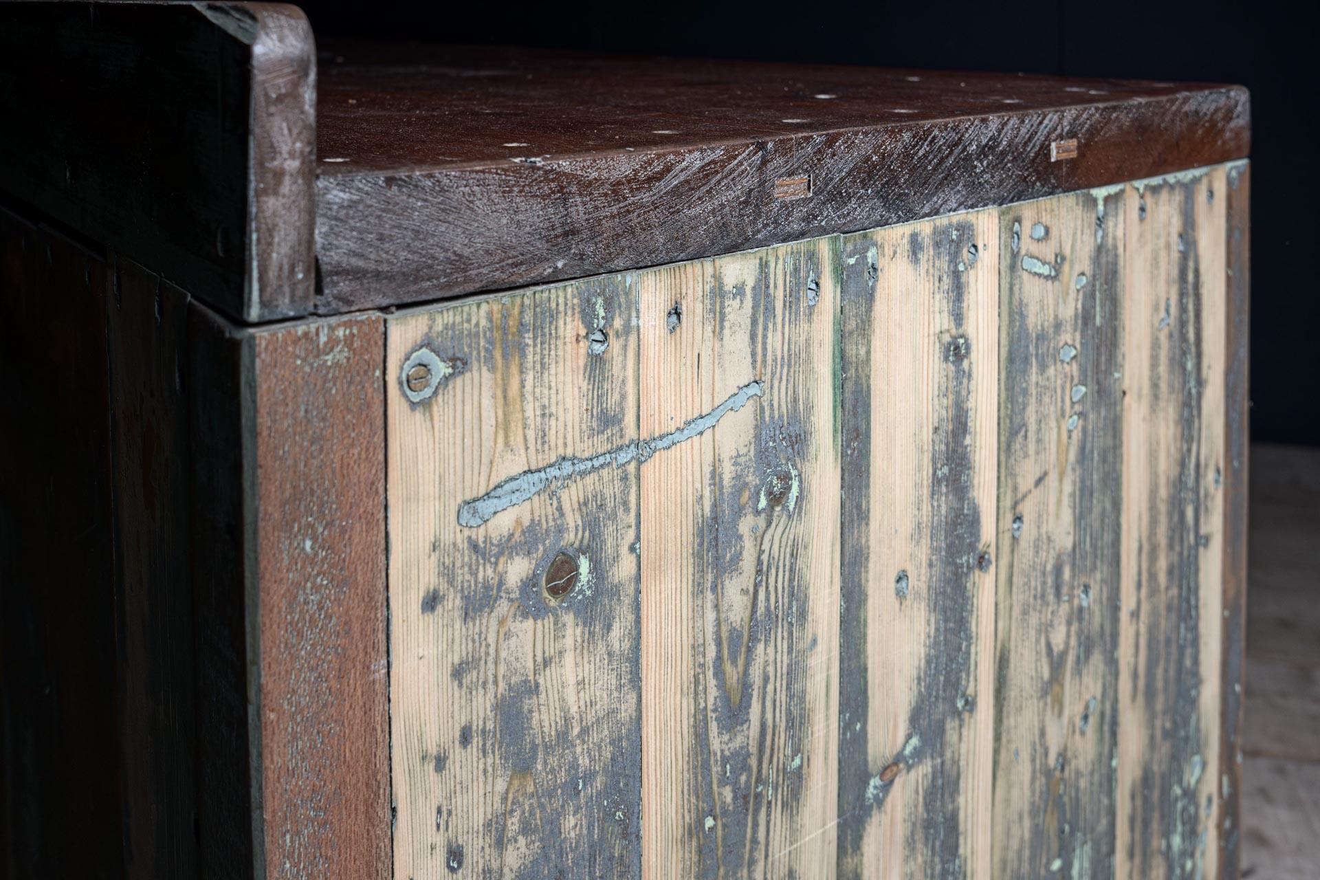 Second world war Spitfire 'apprentice piece' engineers bench. For Sale 11