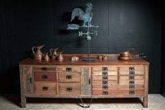 Second world war Spitfire 'apprentice piece' engineers bench.