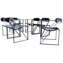Seconda 602 Armchairs by Architect Mario Botta for Alias, 1982