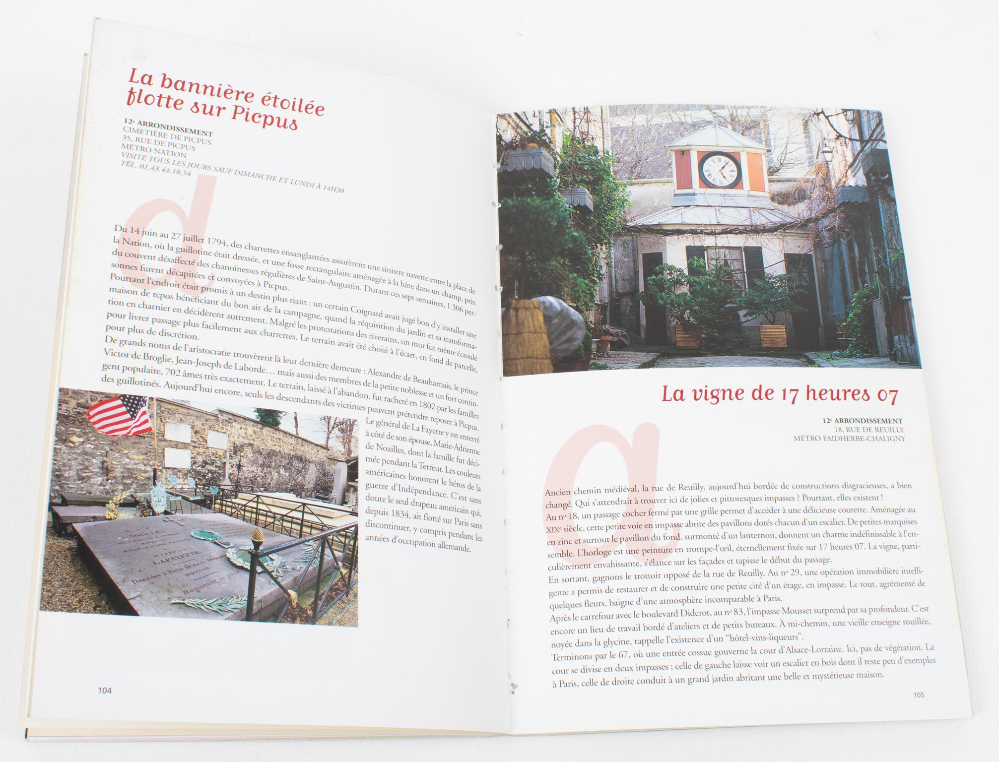 Secret and Unusual Paris, French Book by Rodolphe Trouilleux, 2003 Bon état - En vente à Atlanta, GA