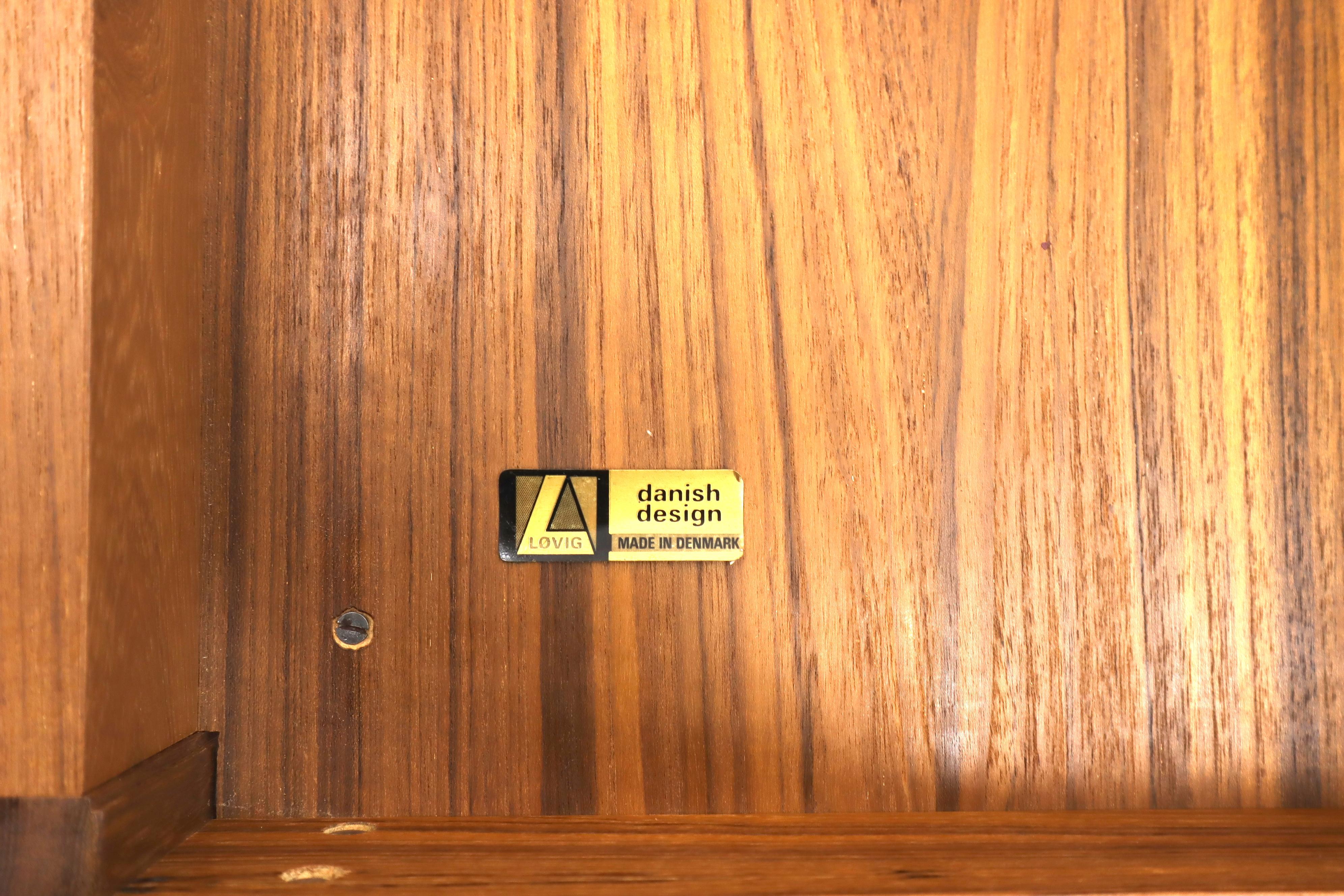 Secret Compartment Sliding Top Danish Mid-Century Modern Teak Desk 8