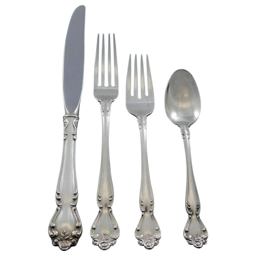 Secret Garden by Gorham Sterling Silver Flatware Set for 8 Service 34 Pieces