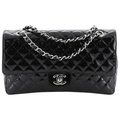Secret Label Flap Bag Quilted Patent Medium