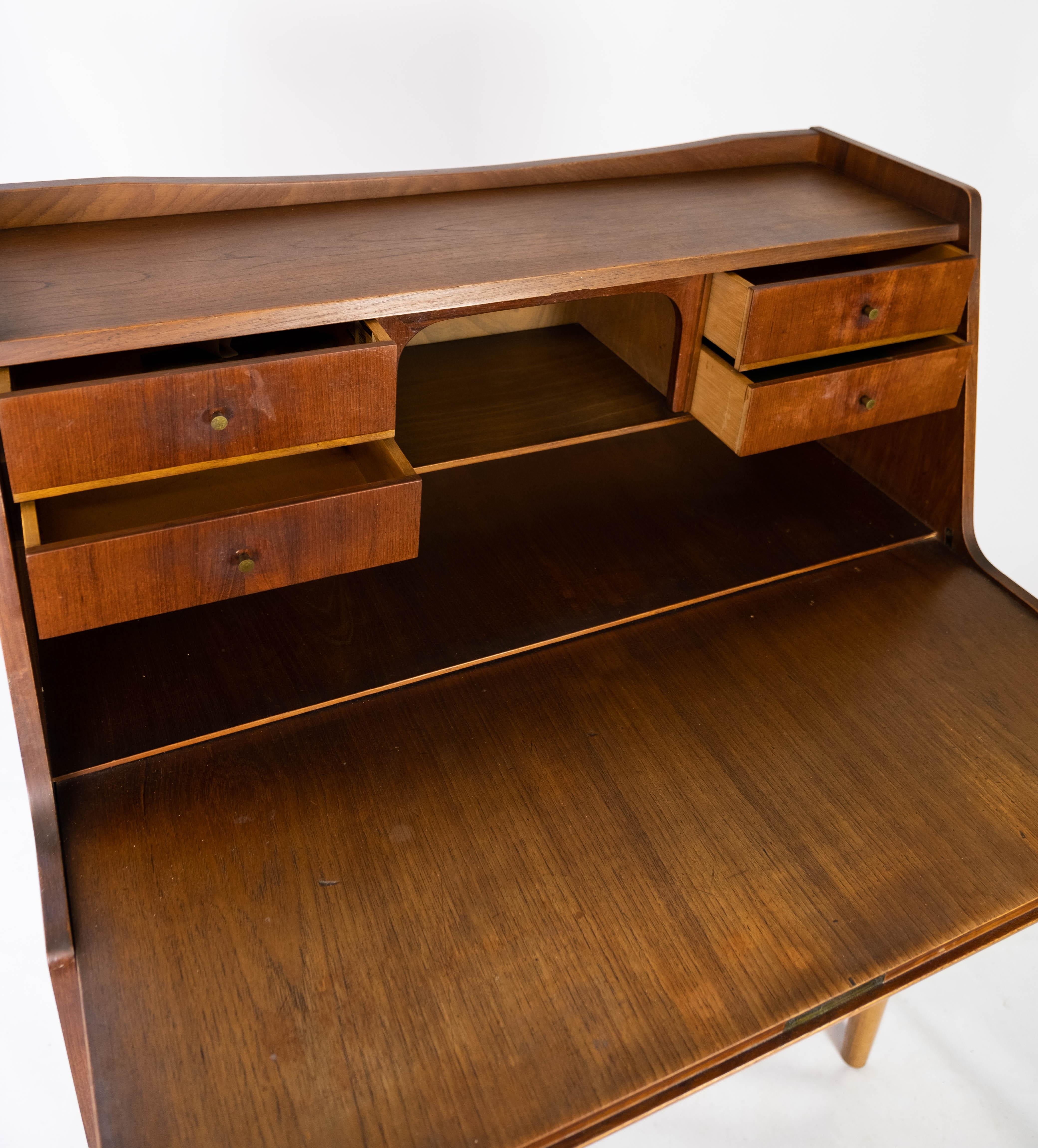 Scandinavian Modern Secretair in Teak of Danish Design from the 1960s For Sale