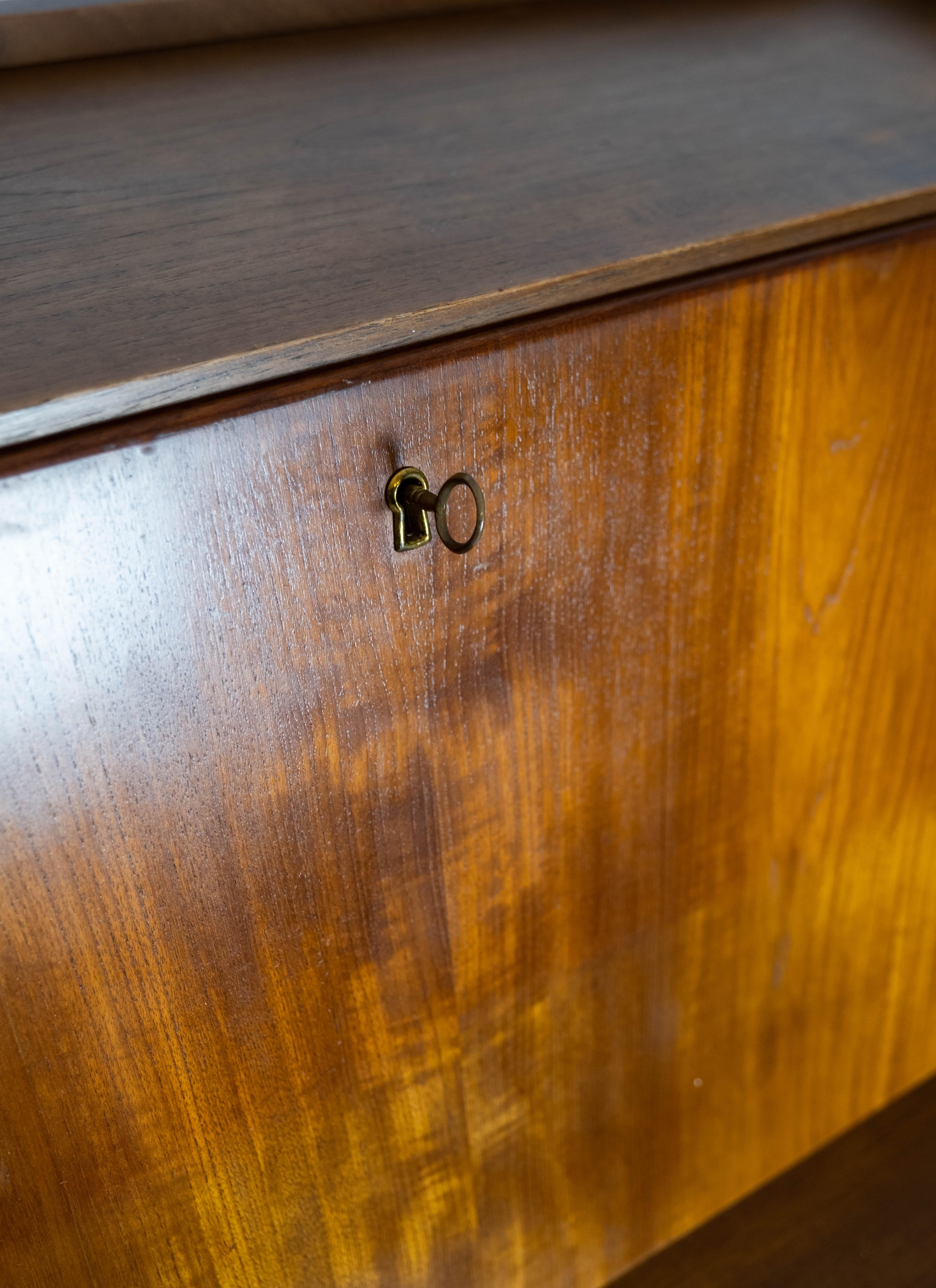 Mid-20th Century Secretair in Teak of Danish Design from the 1960s For Sale