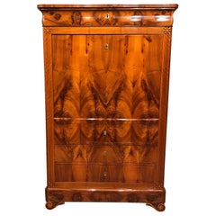 Secretaire a Abattant, Drop Front France, 1840 at