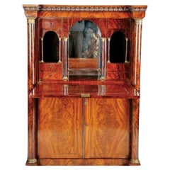 Secretaire "a Abbatant" Napoleon III Empire, 19th Century