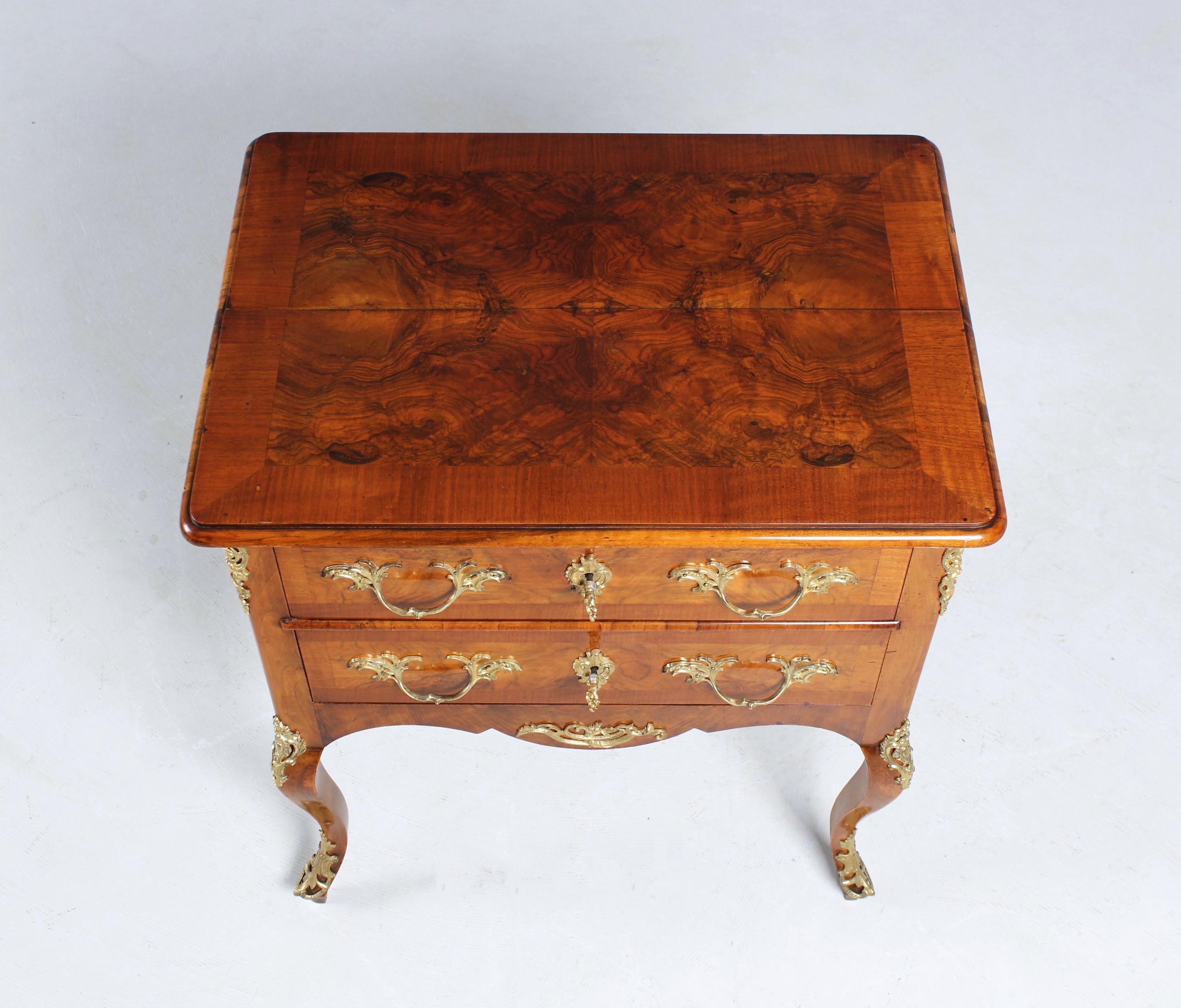 Secretaire à la Bourgogne, Transformation Table, Louis XV Style, 19th Century For Sale 7