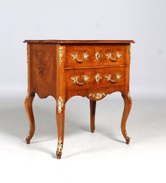 Secretaire à la Bourgogne, Transformation Table, Louis XV Style, 19th Century