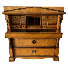 Secretaire Abattant Biedermaier Style Piel