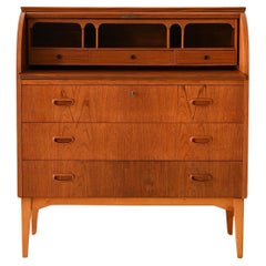 Secrétaire en teck des années 1960