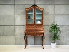 Secretaire Burl Wood, Danish Design, 1950s