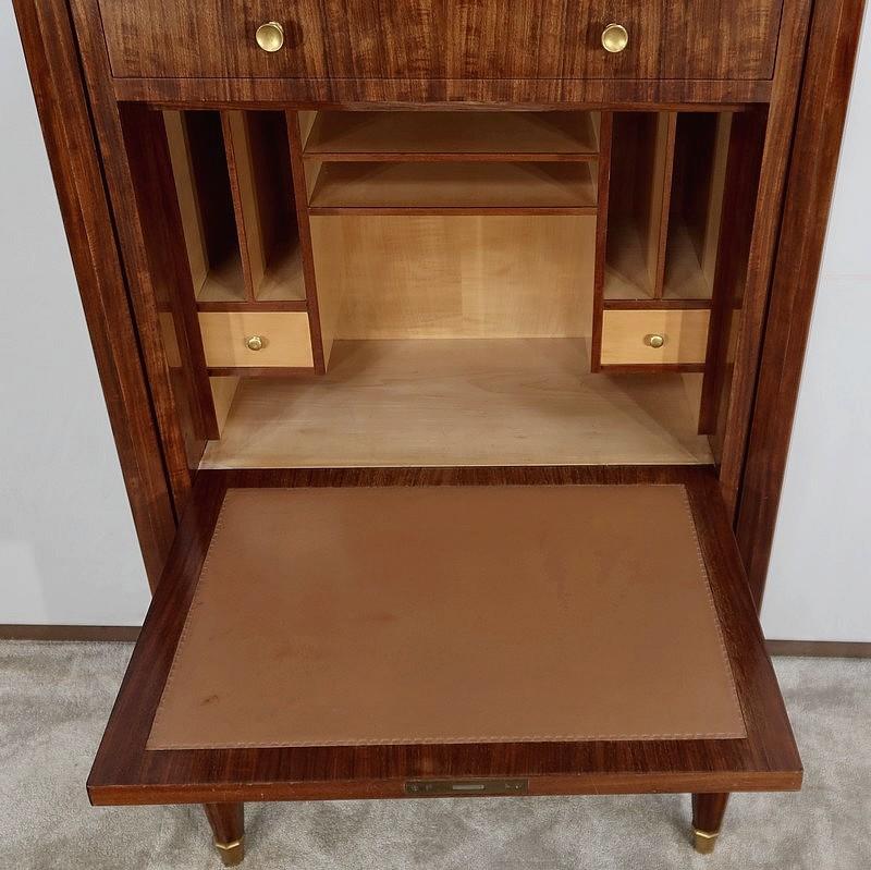 Secrétaire en Wood Wood, signé J. Leleu, Art Déco - 1940 Bon état - En vente à HÉRIC, FR