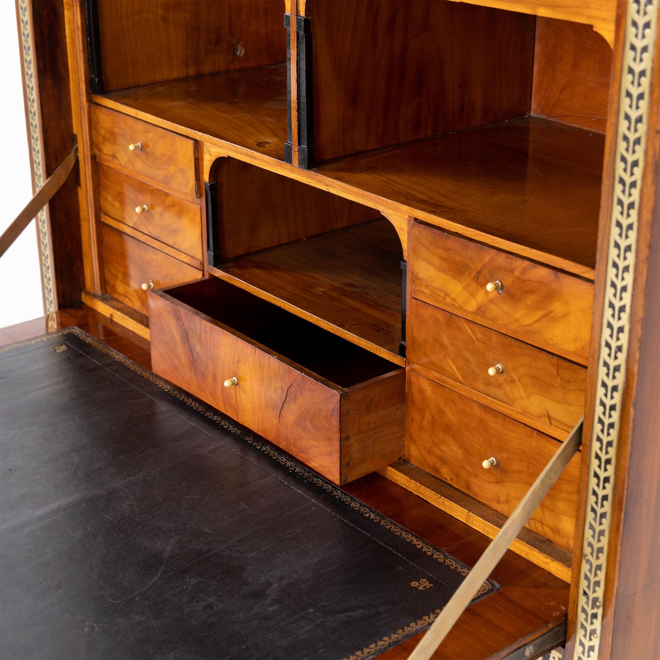 Early 19th Century Secretaire, Heinrich Gambs, Russia, 1800-1805