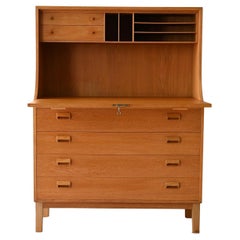 1960s oak secrétaire by Børge Mogensen