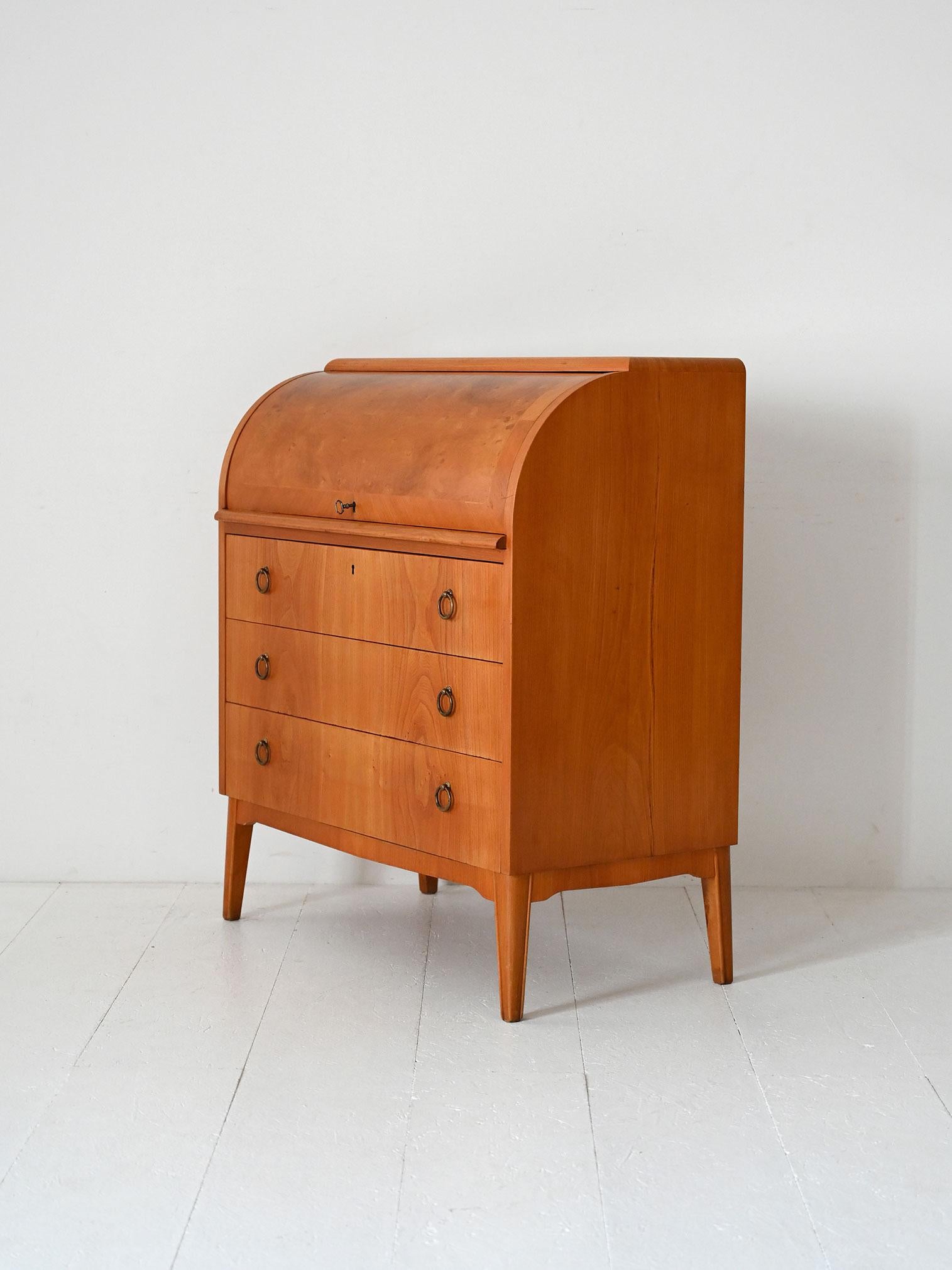 Mid-20th Century Scandinavian Sécretaire with pull-out top For Sale