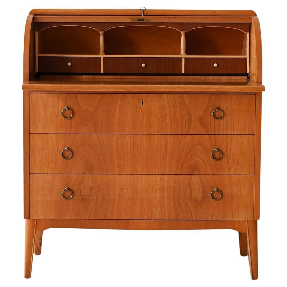 Sécretaire scandinavo con piano estraibile