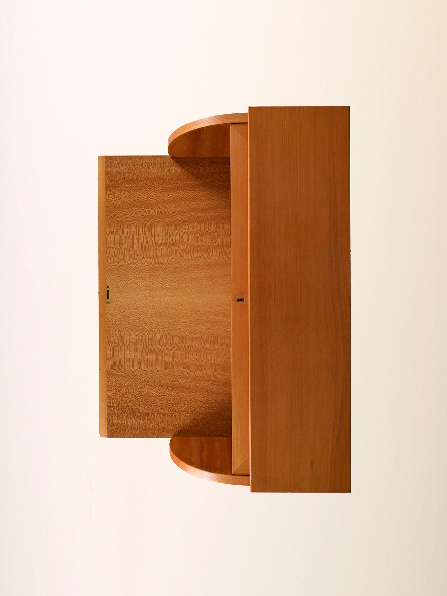 Scandinavian secretaire with writing desk For Sale 6
